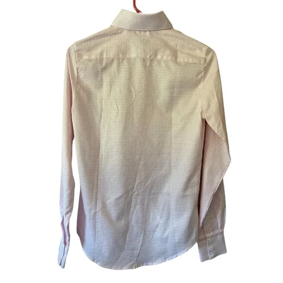 EMMA WILLIS Slim-Fit Checked Cotton Oxford Shirt Size XS NWT Made in England - Picture 6 of 6